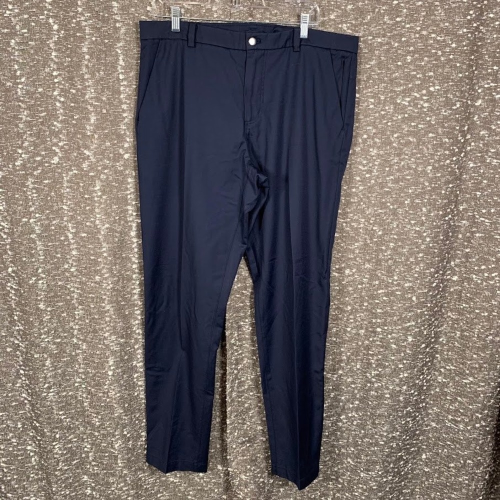 Lululemon Commission Pants Chino Navy Blue Preppy Workwear Men's 36